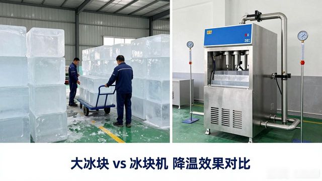 大冰块和冰块机哪个更划算_龙岗车间防暑降温大冰块_车间大冰块降温效果怎么样